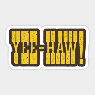 Yee-Haw! Sticker